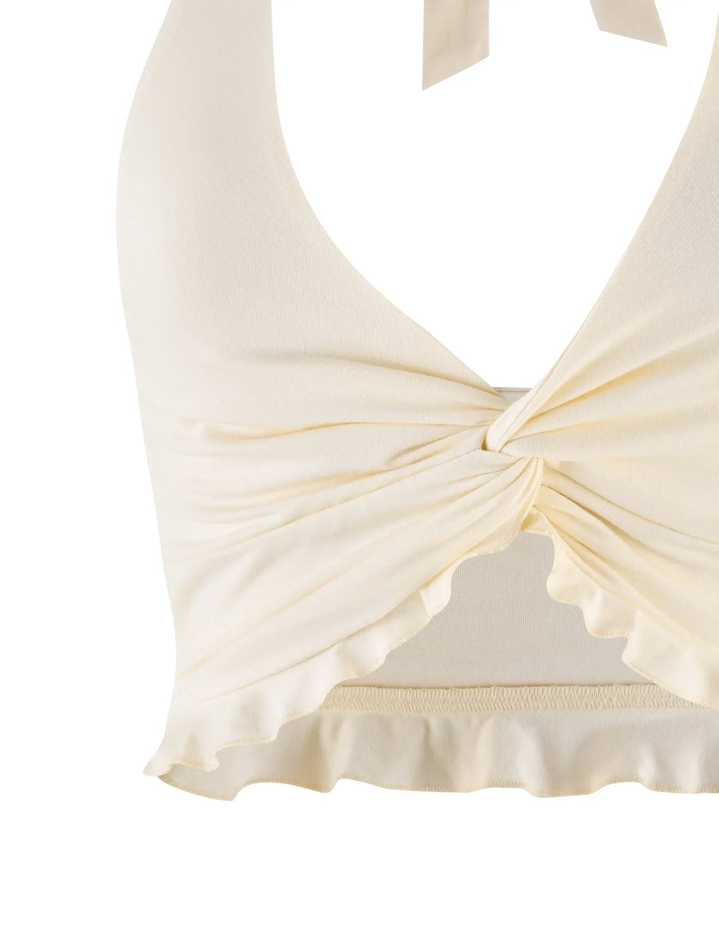Sahara Cross Ruffle Top