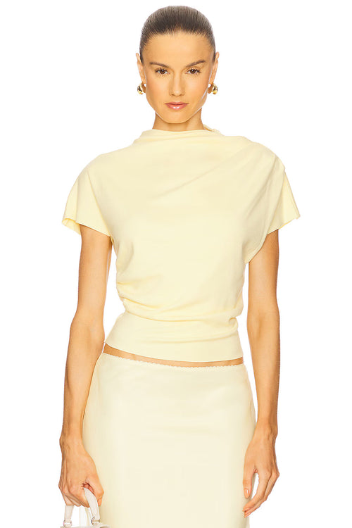 Solea Draped Waist Crop Top