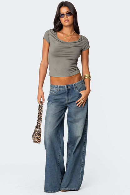 Blue Westbrook Vintage Wide Jeans