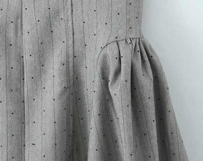 Silver Dottie Crystal Mini Dress