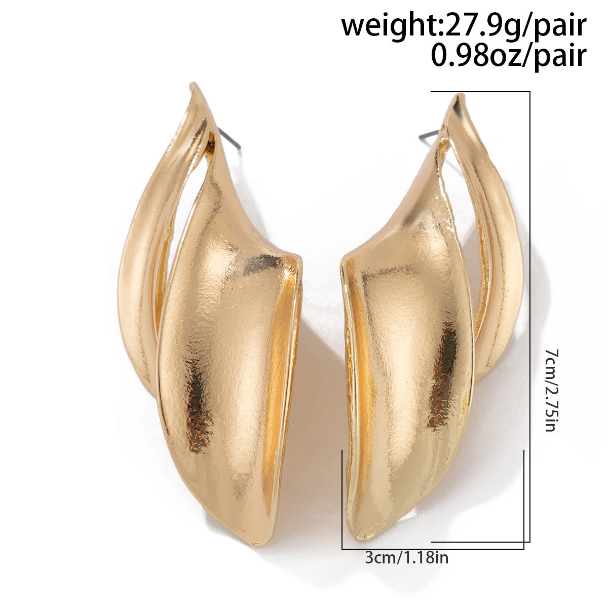 Auréa Geometric Teardrop Drops