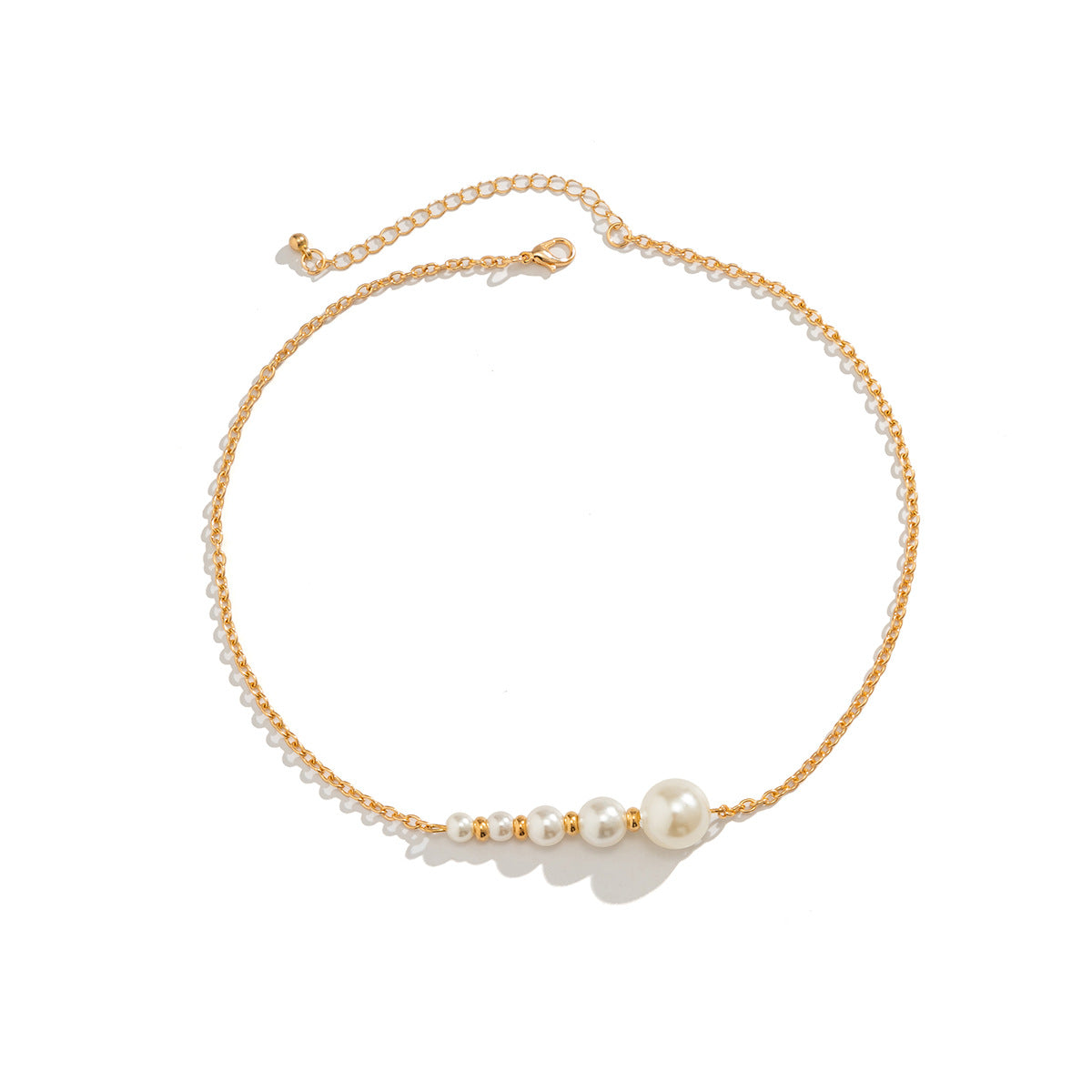 Celestine Pearl Bead Necklace