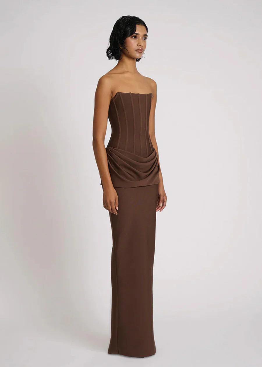 Dark Magnolia Gown