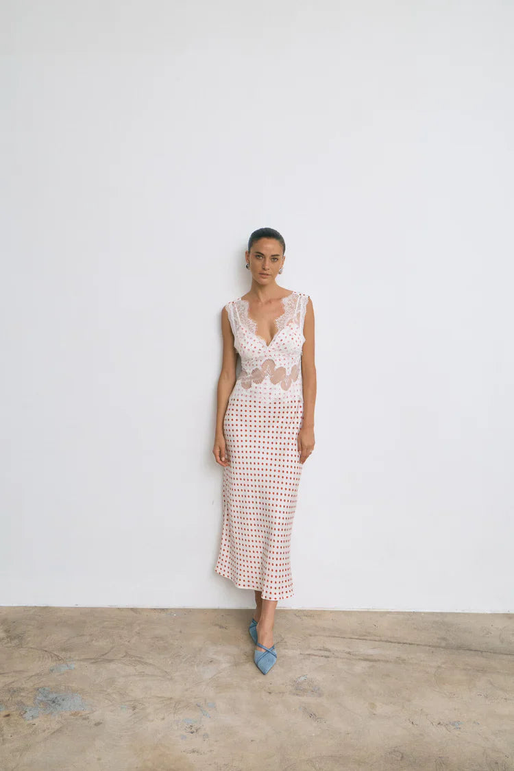 Café Romance Midi Dress